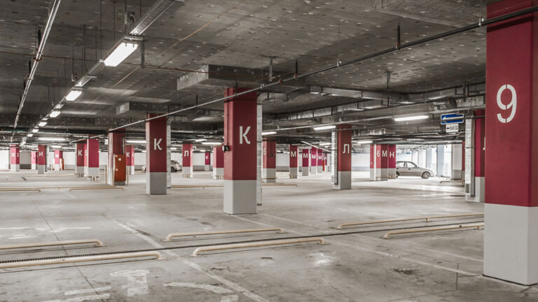 Parking Deck Drain Install